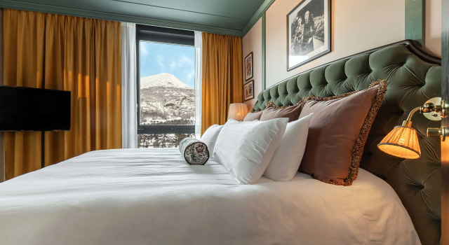Standardní Dvoulůžkový s manželskou postelí pokoj a výhledem na hory Fyri Resort Hemsedal
