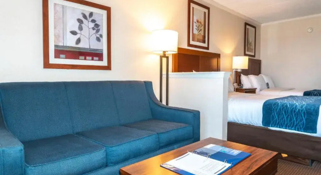 Четырёхместный номер Standard с видом на город Comfort Inn Ocean City Boardwalk