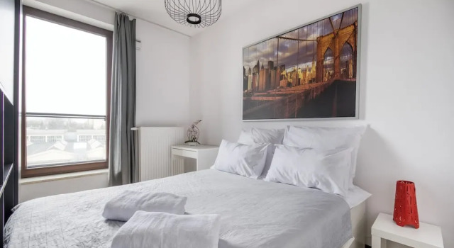 Люкс Comfort Warsaw Night Apartments Giełdowa
