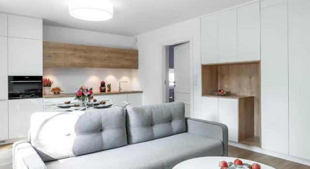 Апартаменты Deluxe Цокольный этаж c 1 комнатой Lapwing Residence Sopot
