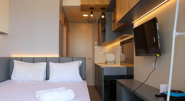 Studio (No Kitchen) With Sea View Tokyo Riverside Pik 2 Apartment