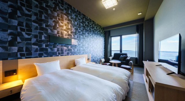 Двухместный номер Standard Grandvrio Hotel Beppuwan Wakura - ROUTE INN HOTELS