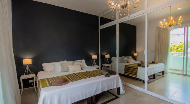 Клубные апартаменты с балконом Nasim Condo Hotel con acceso BEACH CLUB GRATIS, metros 5th AVENIDA