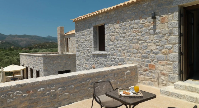 Апартаменты Deluxe c 1 комнатой с видом на море Kamares Villas