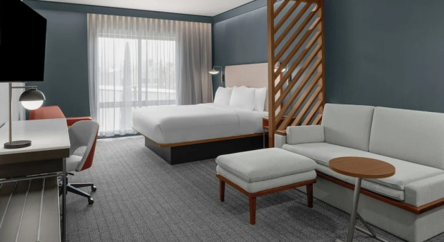 Courtyard San Bernardino Loma Linda, Забронировать Отель Отели Лома-Линда с парковкой, Парковка