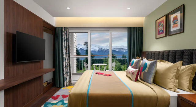 Номер Premium с балконом и с видом на горы Bookmark Resorts, Manali