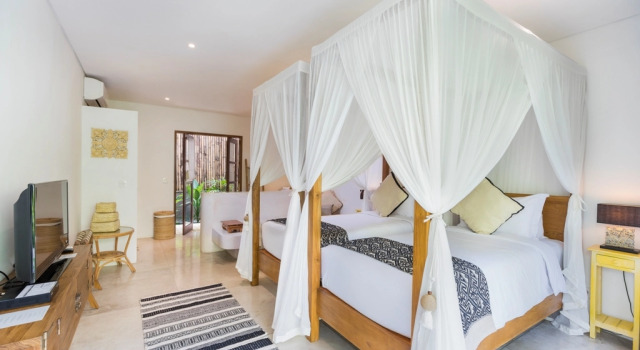 Двухместный номер Superior Calma Ubud Suite & Villas - Rice Fields View, Infinity Pool