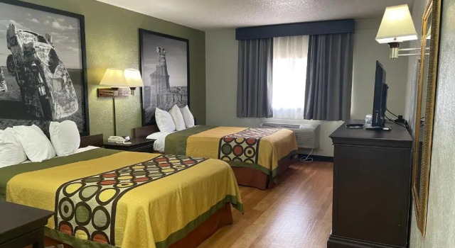 Standard Vierer Zimmer Super 8 by Wyndham Amarillo Central TX