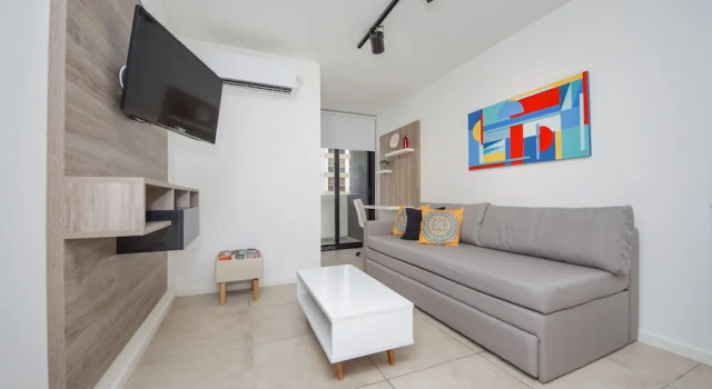 Апартаменты с балконом и с видом на город CW9 Chacabuco Apartment