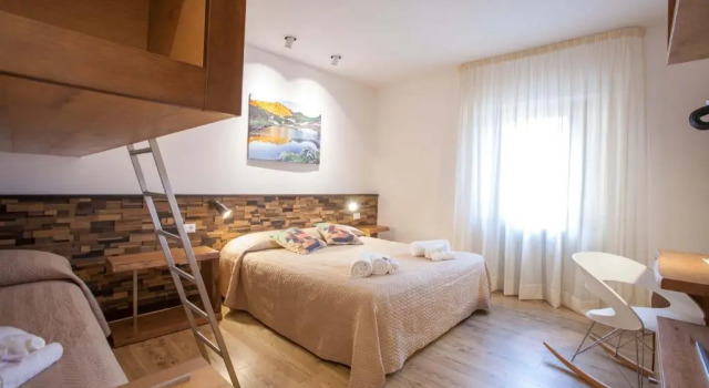 Четырёхместный номер Standard Grand Hotel Gortani - Borgo Gortani