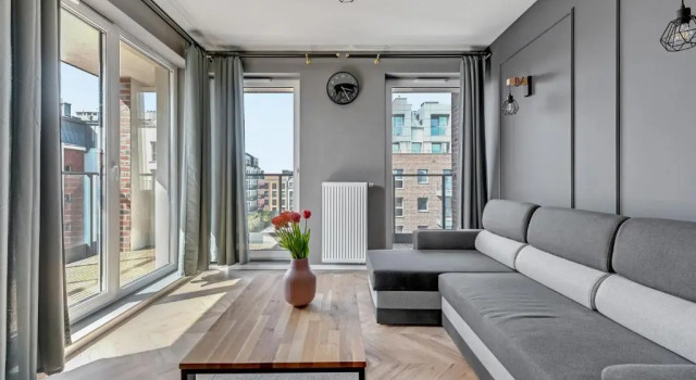 Апартаменты с 2 комнатами Blue Mandarin Apartments - Szafarnia