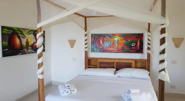 Двухместный номер Deluxe с балконом и с видом на море Emeraude Lodge
