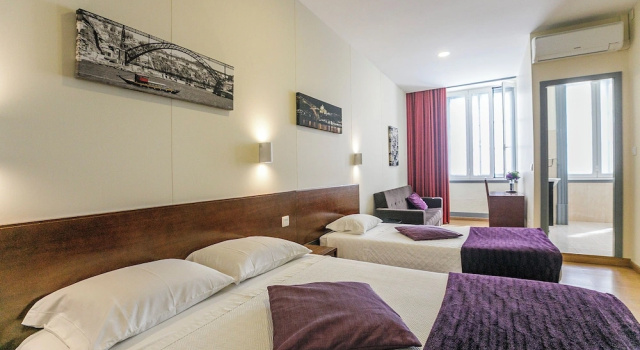 Трёхместный номер Standard с видом на город Hotel Estoril Porto
