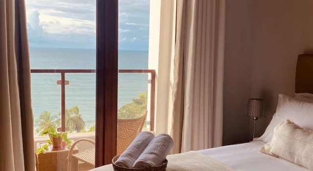 Люкс Deluxe с балконом Beach Eco Stays Hotel Boutique Lagoinha
