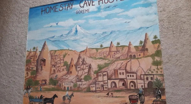 Кровать в общем номере Homestay Cave Hostel