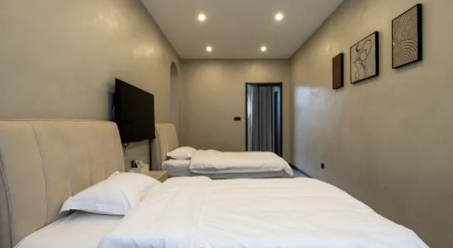 Кровать в общем номере Guanshan Yunjing Homestay (Jizhou Panshan Branch, Tianjin)