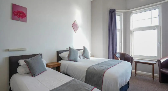 Семейный номер Standard с 4 комнатами с красивым видом из окна Shanklin Beach Hotel