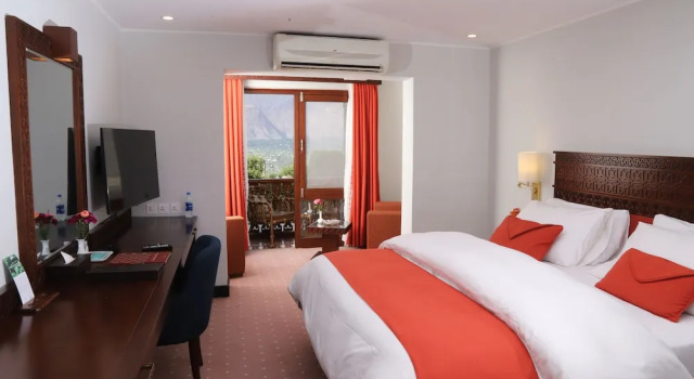 Camera doppia Deluxe con balcone Gilgit Serena Hotel