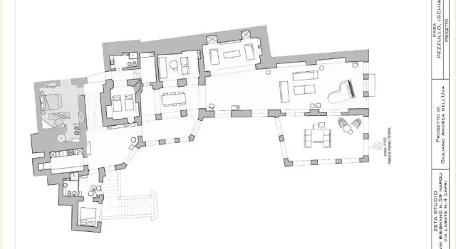 Апартаменты Luxury с 3 комнатами с видом на море Eremo di Montevergine Ischia Apartments