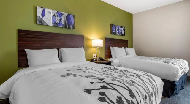 Четырёхместный люкс Sleep Inn & Suites Crosby