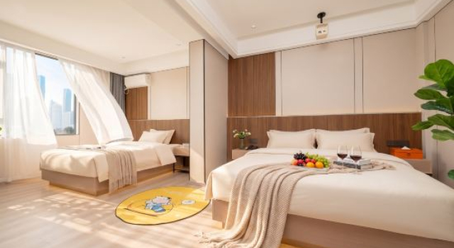 Люкс Nanchang • Tengwang Pavilion SOULMATES • AWAKENING | Cinema-themed Light Residence Hotel