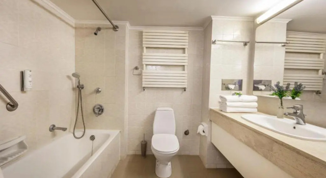 O podwyższonym standardzie dwuosobowy pokój Forest Park Hotel
