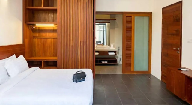 Двухместный номер Deluxe с балконом и с красивым видом из окна Angkor Siesta Villa