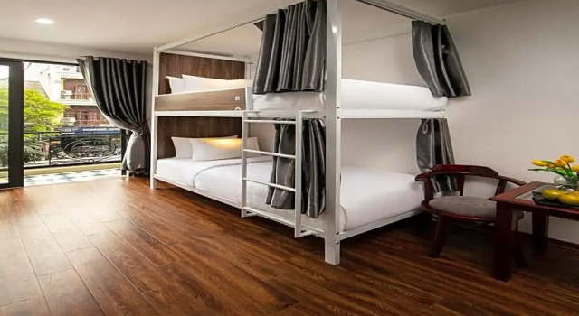 Кровать в общем номере (женский номер) Hanoi City Backpackers Hostel