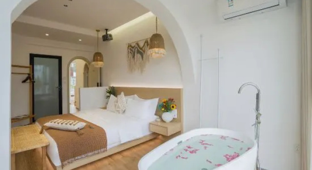 Люкс Fanmo Stars Seaview Garden Homestay (Bohai Park Branch)