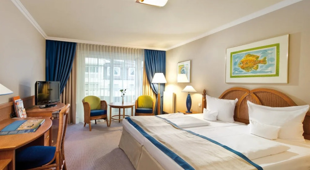 Двухместный номер Standard с частичным видом на море aja Strandhotel Bansin