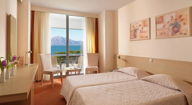 Одноместный номер с видом на море Airotel Achaia Beach