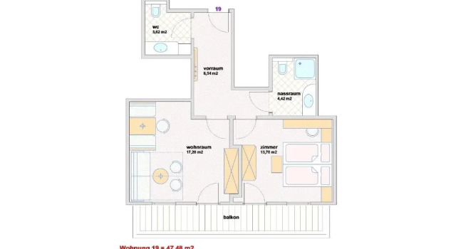 Студия Standard Appartement Hotel Garni Matthäuserhof