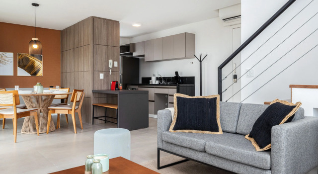 Duplex completo com terraço privativo | Jardim Paulista, Забронировать Отель Жардим Паулиста Сан-Пауло, рядом с Паулиста-Пернамбуканас