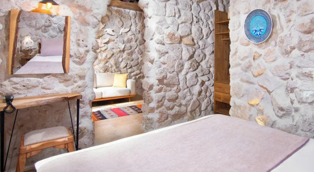 Люкс Deluxe Cappadocia Cavusin Stone House