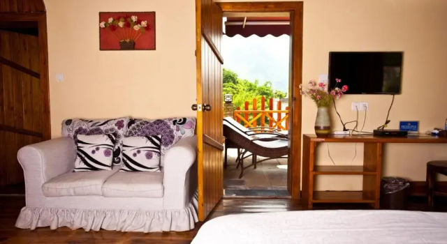 Люкс YangShuo Coco Garden Villa-Western food&English Guide