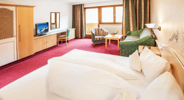 Двухместный номер Standard с балконом и с видом на горы Hotel Gappmaier