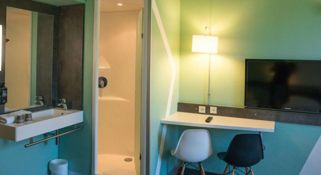 Ibis Budget Archamps Porte de Genève, Prenota Hotel Hotel a Alvernia con parcheggio, Parcheggio