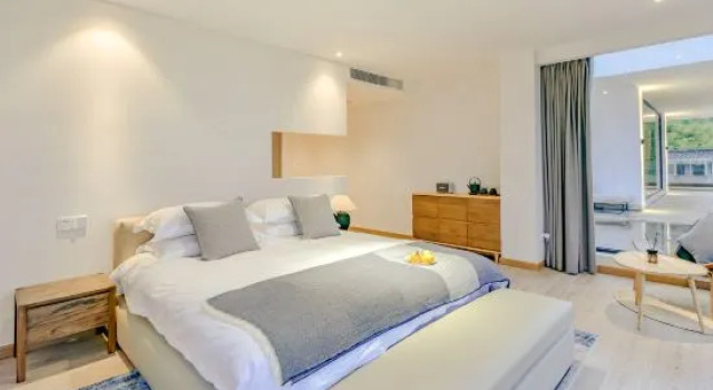 Кровать в общем номере Ningbo No. 29 Guesthouse