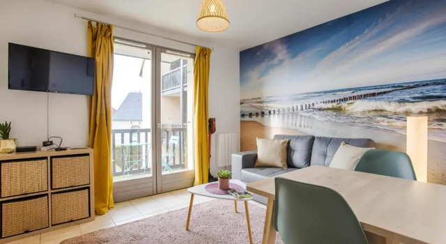 Апартаменты Cosy flat at 100m from the beach and parking