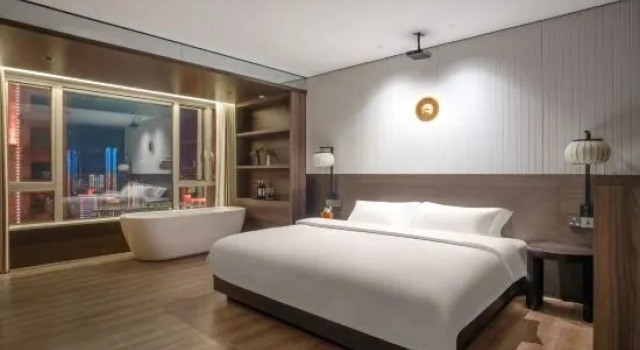Люкс Jiyue River View Homestay (Wuhan Hankou Beach Lihuangpi Road)
