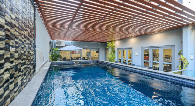 Кровать в общем номере Argus Hotel Darwin