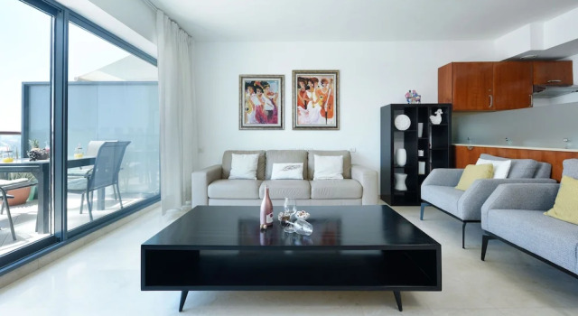 Deluxe 3 BD Marina Apartment in Herzylia, Buchen Sie Ferienwohnung Herzlia Zentralbezirk Israel