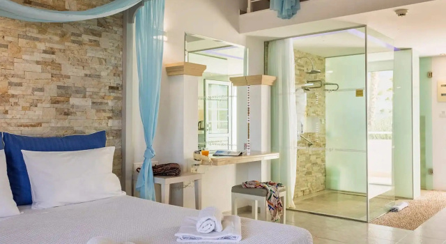 Одноместный номер Deluxe Lindos View Hotel