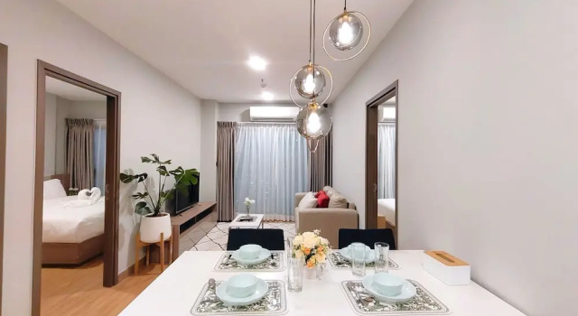 Семейный номер Standard с 3 комнатами с балконом и с видом на город Astra Sky River Chang Khlan Chiang Mai