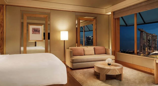 Двухместный номер Deluxe с видом на Marina Bay The Ritz-Carlton, Millenia Singapore