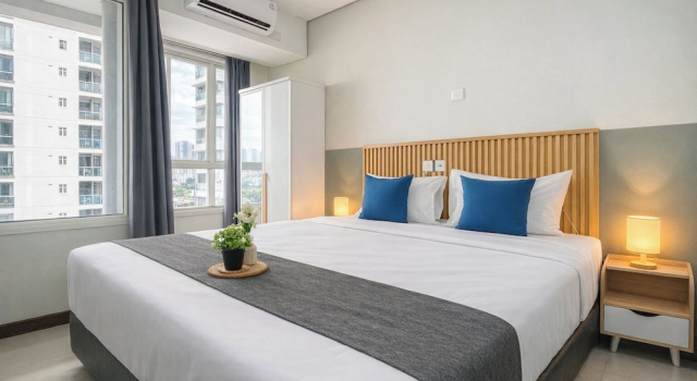 Functional Studio For 2 Pax At Nifarro Park Apartment