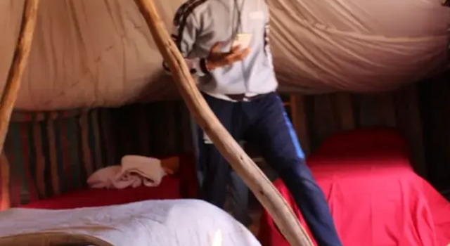 Семейный тент с видом на окрестности Campement Akka Nait Sidi - Tissint