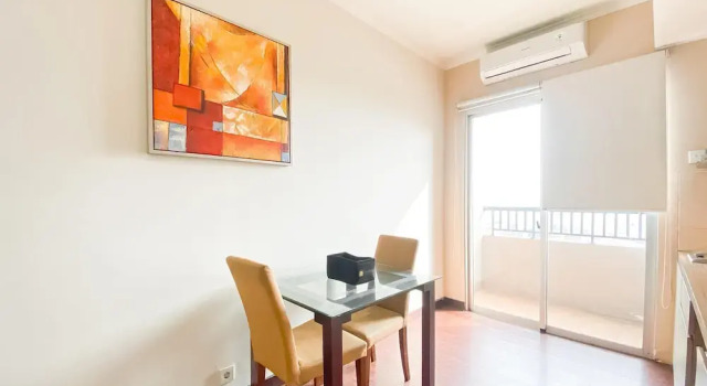 1BR Queen Bed at Ancol Marina Apartment near Dufan, Book Apartment Jakarta Jakarta Province