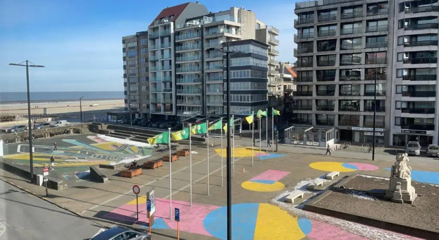 Studio met zeezicht op Heldenplein