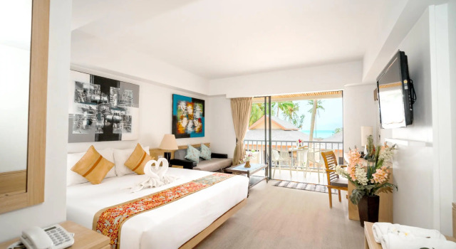 Двухместный номер Deluxe с видом на море Villa Cha-Cha Krabi Beachfront Resort